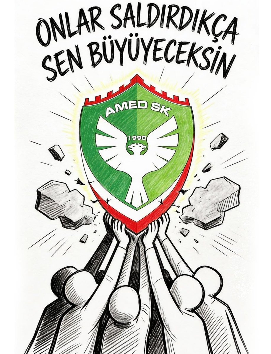 muratkamed's tweet photo. Amedspor çok daha zorlu süreçlerden çok daha güçlü bir şekilde çıktı. Amedspor üzerinden bir provokasyon deneniyor, kötü niyetlilere karşı takımımıza her zamankinden daha fazla sahip çıkmalıyız. 

Siz ne yaparsanız yapın, Amedspor daha da büyüyecek. Amedspor ne pes eder ne de yıkılır…
#AmedsporYıkılmaz