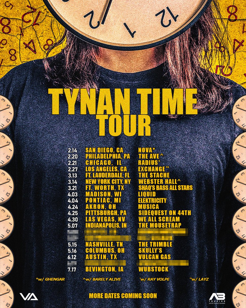 tynanofficial's tweet photo. TYNAN TIME TOUR

my first big boy album tour 🥲 https://t.co/vN9HaaLCfu