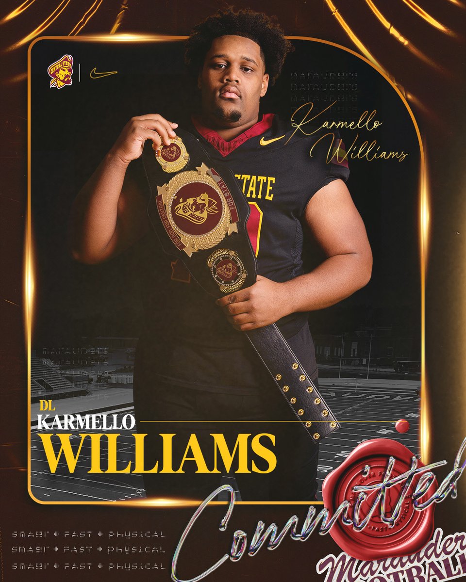 GoMaraudersFB's tweet photo. Stout presence in the middle of the DL!

Welcome to Marauder Land, @K_Williams077 ! https://t.co/gEVsTkY5TI