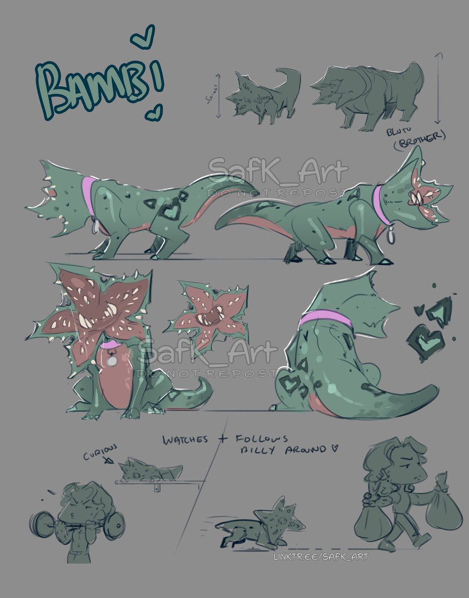 SafK_Art's tweet photo. Here are the first two demopups out of seven! I created them for the Demosteve AU.
(read description below)
#steveharrington #demosteve #eddiemunson #billyhargrove #StrangerThings #demogorgon #demodogs https://t.co/D1iqRBToly