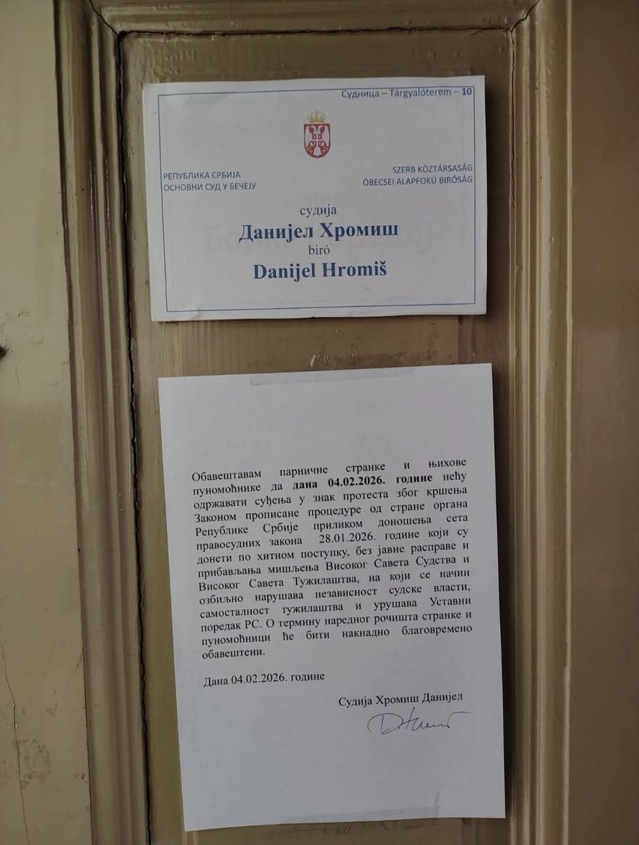 LelaPuric's tweet photo. Sudija Hromiš Daniel https://t.co/rZV9tnCVt1