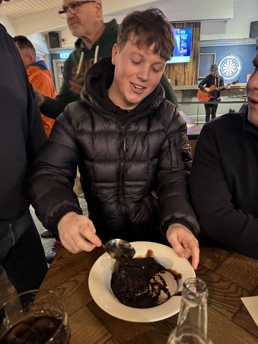 Kebab and Chocolate Cake on an away day, this man remains undefeated.