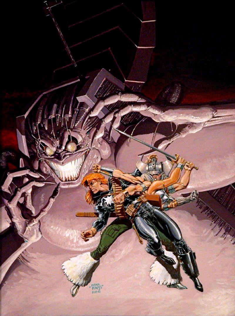 iamluke85's tweet photo. #longshot #mojo #spirial artwork by #ArthurAdams https://t.co/9relgoROol
