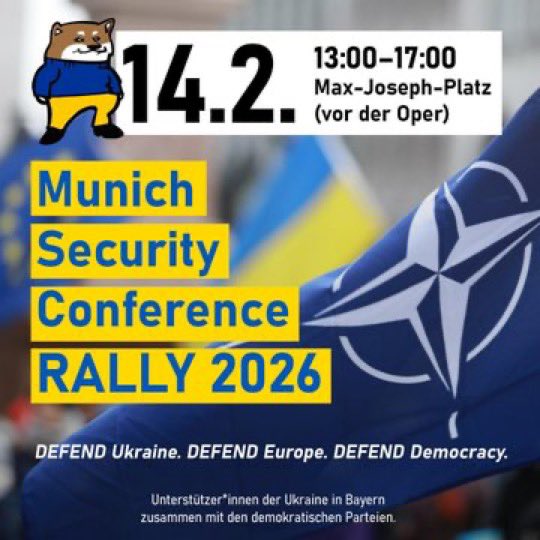 REMINDER

VERANSTALTUNGEN ZUR MSC

1. FILMVORFÜHRUNG mit <a href="/ZarinaZabrisky/">Zarina Zabrisky 🇺🇸🇺🇦</a> und Panel mit ihr und <a href="/RKiesewetter/">Roderich Kiesewetter🇪🇺🇩🇪🇮🇱🇺🇦</a> und Überraschungsgästen aus der Ukraine
am 12.2. Restkarten noch vorhanden!

gloria-palast.de/gp/filmdetail/…

2. DEMONSTRATION 
für mehr Unterstützung für die Ukraine am 14.2.