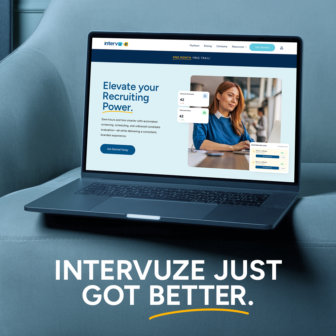 🚀 Intervuze just got a major upgrade.

The Intervuze platform and website has been revamped for a cleaner, faster path to your next great hire.

What’s new?
✅ Refined UI
✅ Enhanced Reporting
✅ More Robust

 👉 zurl.co/EeMMB 

#Intervuze #HiringInnovation #HRTech