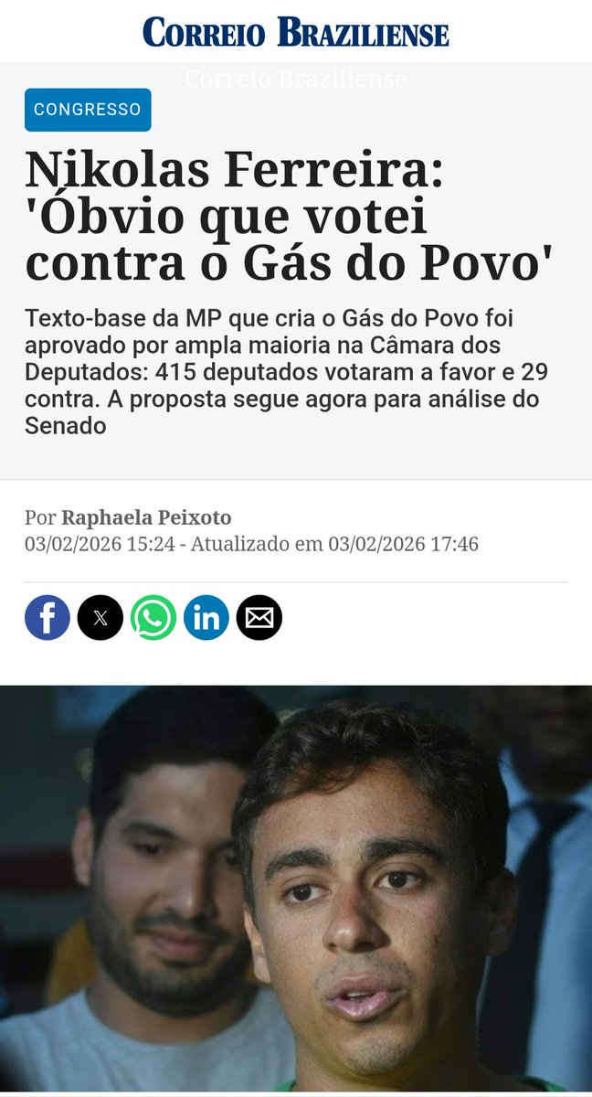 Para que manter no Congresso parlamentar que vota assim???