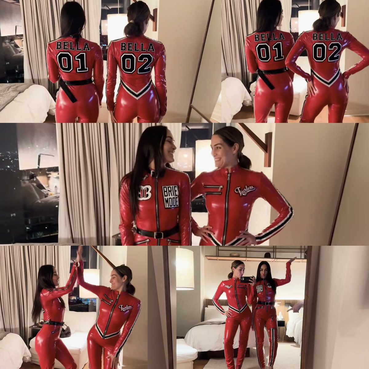 4ENikkiandBrie's tweet image. BELLA’S ARE BACK 🔥🔥 

THERE GEARS ATE LOVED THE WHOLE LOOK!🤩

Go Watch Behind The scenes Of Brie’s WWE Comeback at the Royal Rumble! 🫶🏻

Full video on there YOUTUBE CHANNEL (Hi My Name Is Brie) ❤️

@NikkiAndBrie #NikkiBella #BrieBella #BellasAreBack #Bella01andBella02