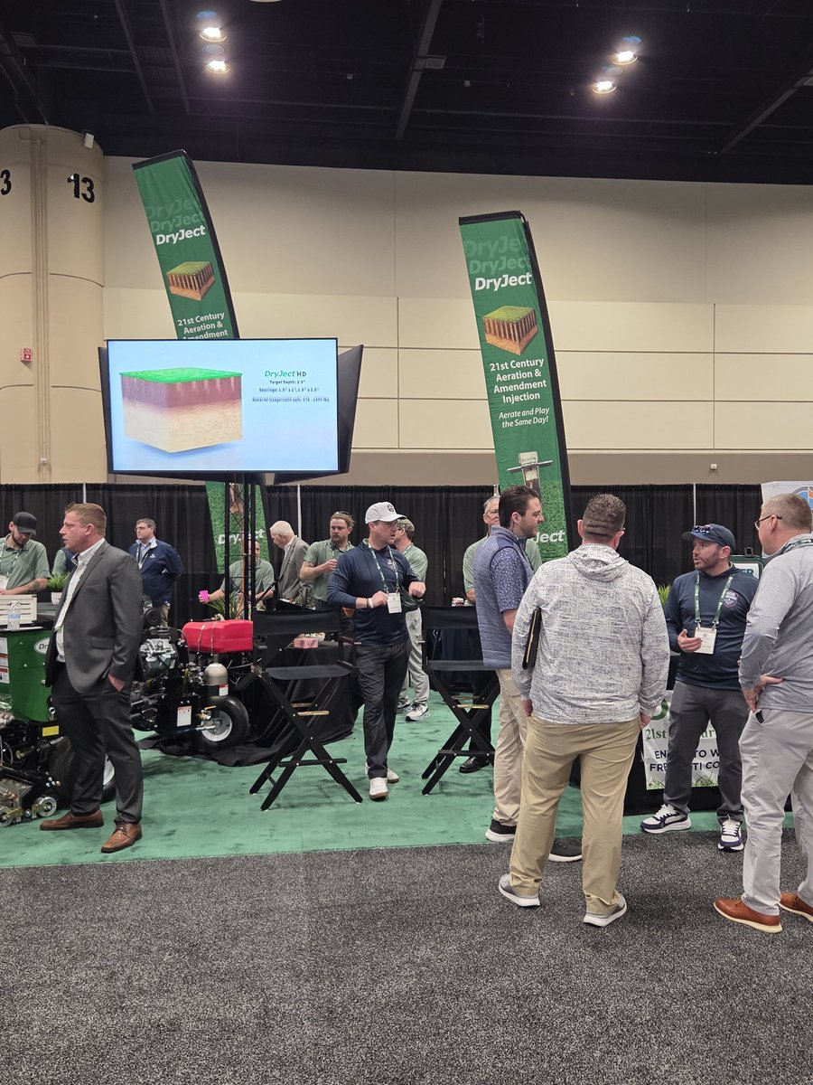 The Dryject booth is poppin!  If you're at the #GCSAAConference come and see us at booth 4021!