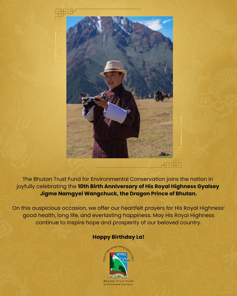 Bhutan Trust Fund for Environmental Conservation tweet media
