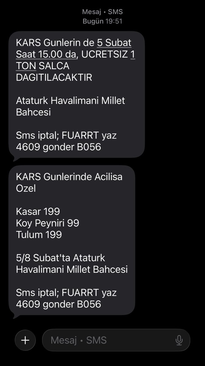 Sana ne mesajlar geliyordur şimdi