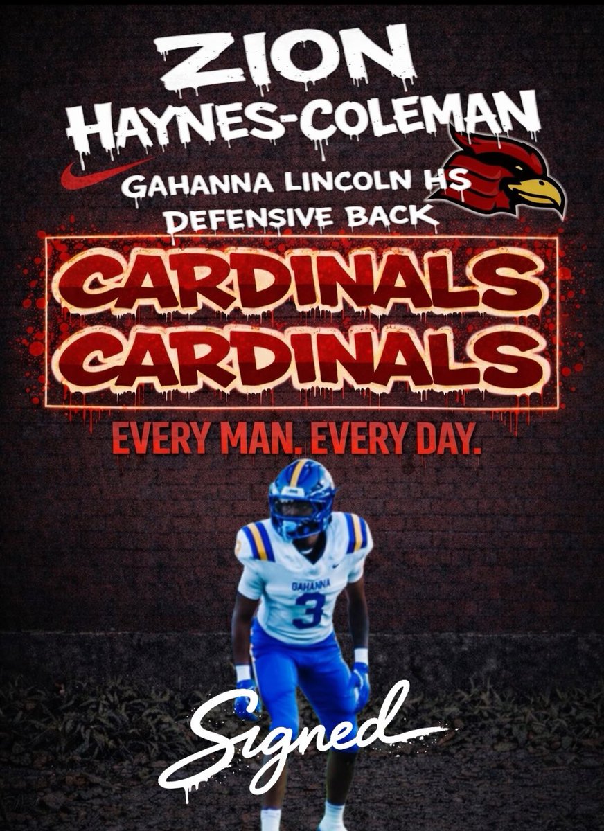 🖊️𝗪𝗲𝗹𝗰𝗼𝗺𝗲 𝘁𝗼 DubU, Zion🐦‍🔥

📱| <a href="/ucallmezi/">Zion Haynes-Coleman</a> 

📍| Columbus, OH | Gahanna Lincoln HS

🏈| 6’0 / 180

📼| hudl.com/athlete/o/1770…

#BRICK26 | #TEAM9 | 🔴⚫️⚪️