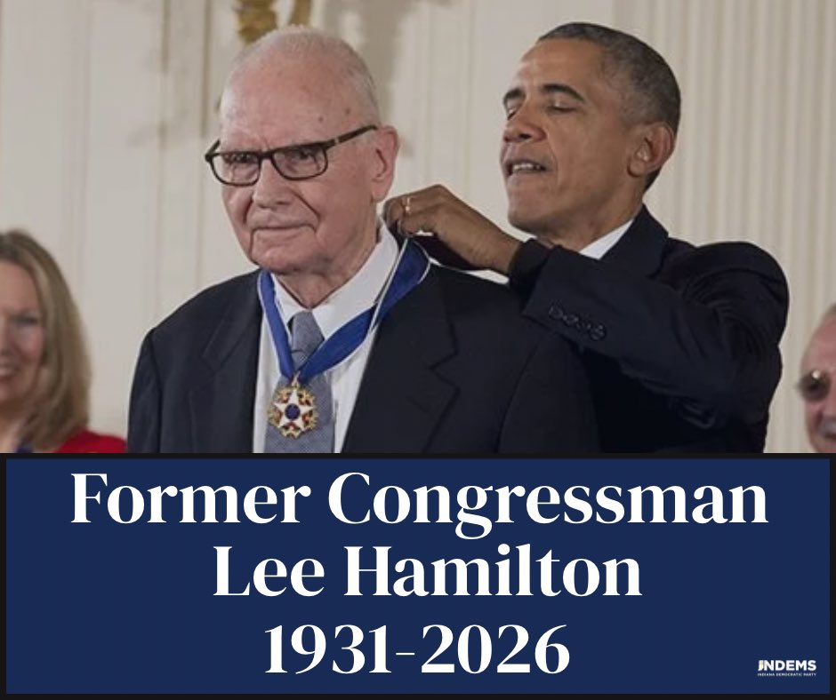 We are heartbroken by the passing of former Congressman Lee Hamilton today. Rep. Hamilton fought to increase transparency in government, improve America’s standing, and make Congress work for Americans again. Our thoughts are with his family and all of Southern Indiana.