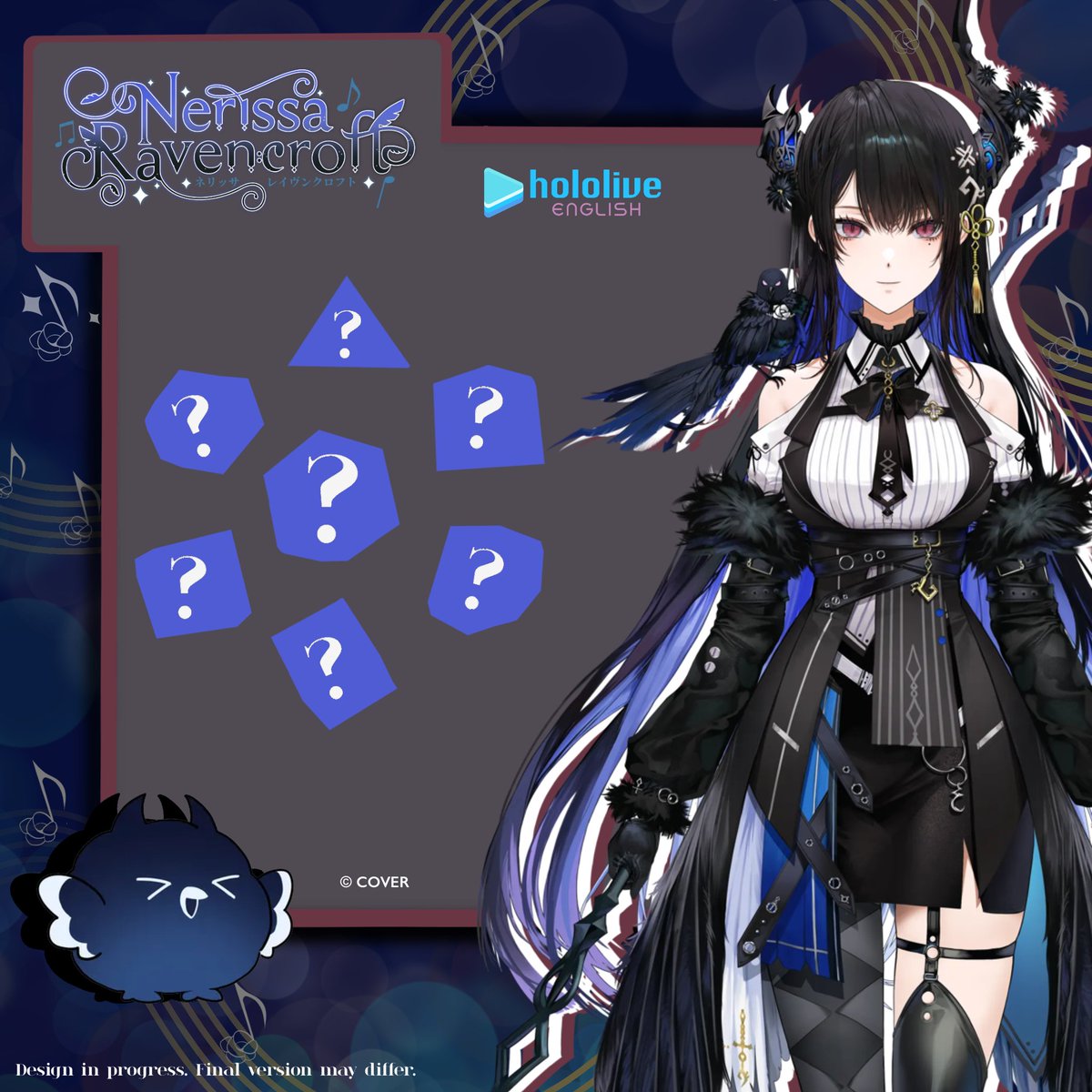 MistyMtnGaming's tweet image. Something is about to break the silence. Are you listening?

The Nerissa Ravencroft collection is about to take center stage and it’s sure to resonate. Dice, apparel, and more are in store and they’re sure to captivate audiences all around!

#hololiveEN #nerissaravencroft #mmg…