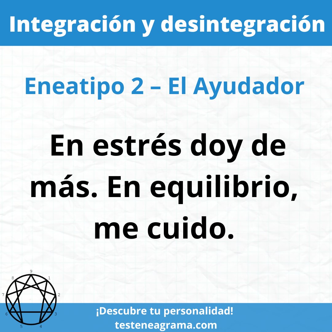 💞 Desintegración: el Dos puede volverse controlador, exigente o invasivo cuando siente que no recibe lo que da. 📷 Integración: en equilibrio, conecta con sus emociones reales, se escucha y cuida su mundo interior sin perder su capacidad de amar. #Eneatipo2 #Eneagrama