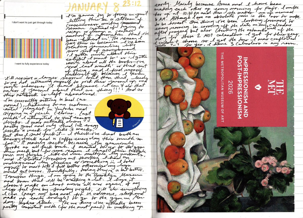 howlsbooks's tweet image. some journal spreads from dec and jan 🐋🪐🪲