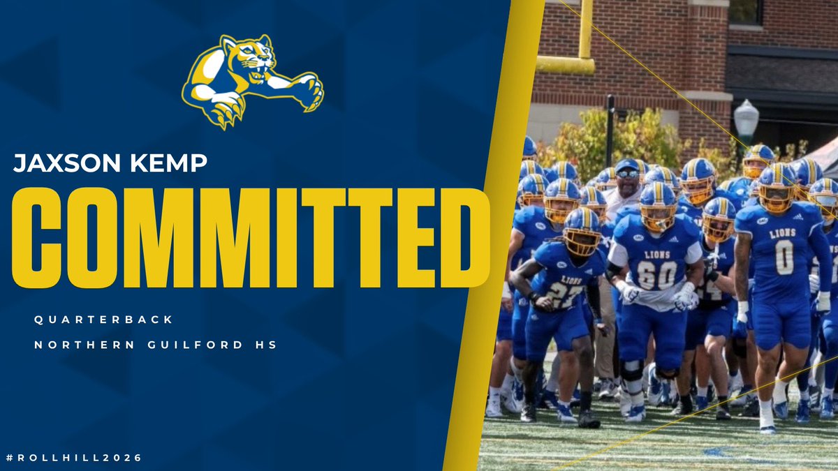 MarsHill_FB's tweet photo. The third Northern Guilford player added to the roster. Jaxson Kemp is joining the QB room to help be a leader for this program!

Welcome to The Hill, Jaxson! https://t.co/JZZx1TPsuf