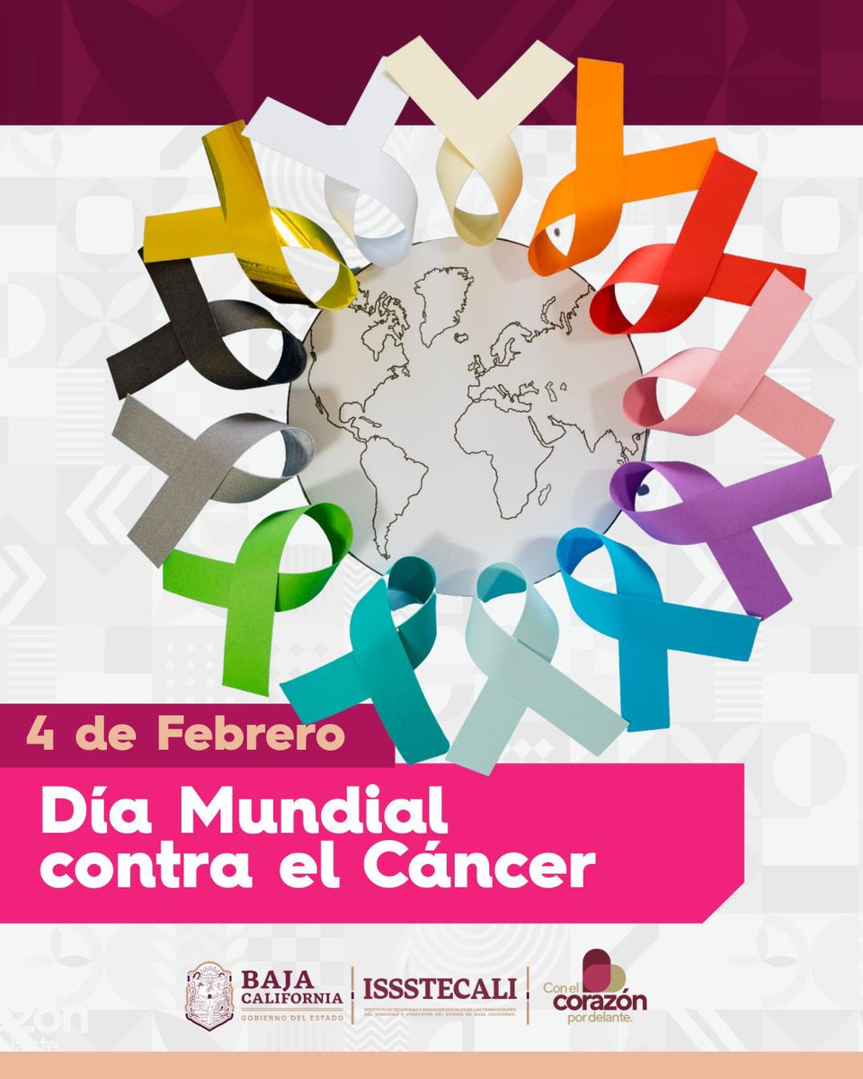 Unidos contra el cáncer 🌟
Hoy es el Día Mundial contra el Cáncer. Hablemos sobre prevención, detección temprana y apoyo a quienes luchan. ¡La lucha es de todos! 

#DíaMundialContraElCáncer #Cáncer #Salud