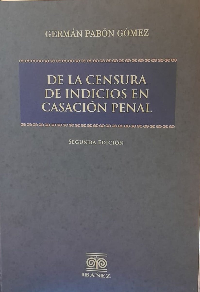GermanPabonG's tweet photo. Amigos Penalistas .@CPenalistas los invito a leer:
De la censura de indicios en casación penal con miras a la construcción de una hipótesis alternativa de defensa, que genere la construcción y aplicación del in dubio pro reo
https://t.co/Uq7SRY3xy0 https://t.co/sNCtz5eH22