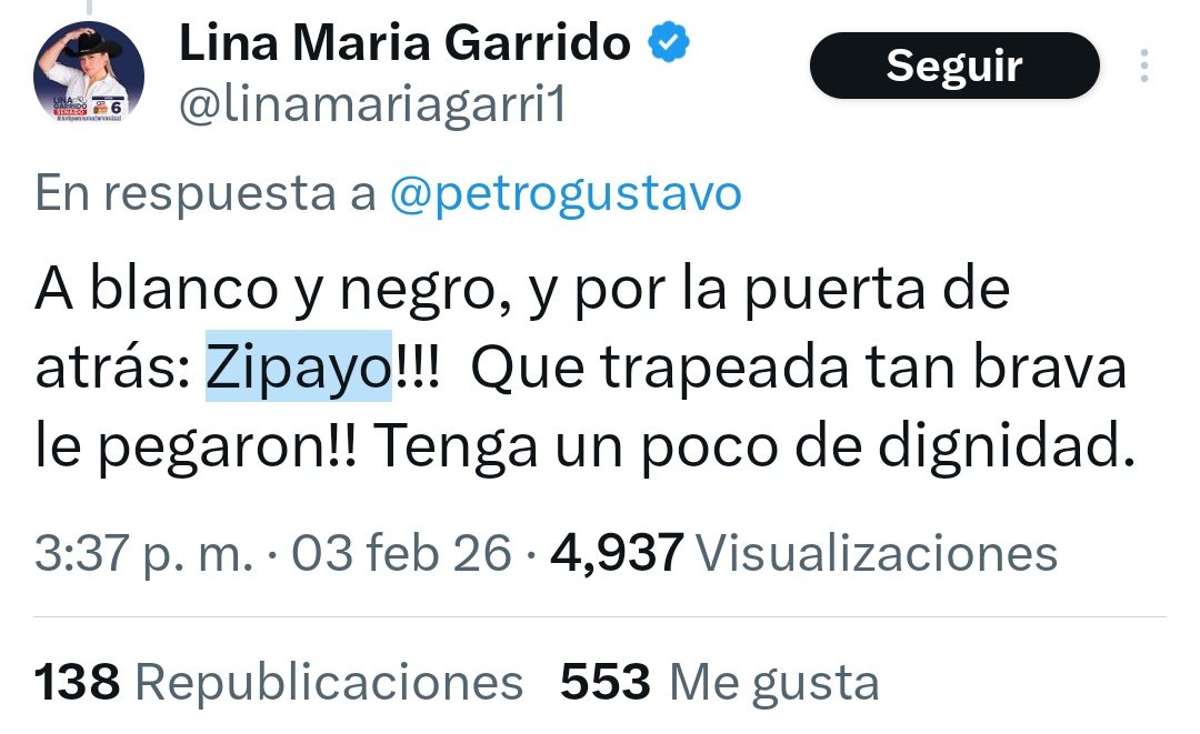 Querida doctora Garrido. 

-Sobra la primera coma (,)
-"Zipayo" es con (C)
-Ese "Que" va tildado (Qué)
-Los signos de exclamación se abren y ce cierran (¡!)
-No va mayúscula después de los signos de    exclamación
-Escribir más de un signo de exclamación es un error ortográfico