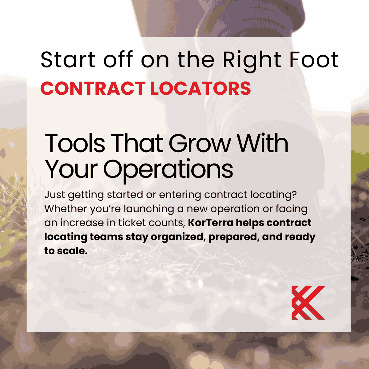 From stepping out independently into contract locating to taking on more tickets, growth brings complexity. KorTerra simplifies it with an intuitive system that adds structure and visibility, helping teams operate confidently.

Talk to our team: bit.ly/46qgWrl