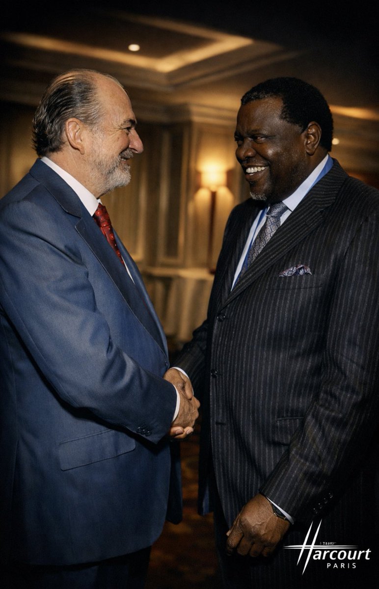 AmbJPCarteron's tweet photo. Feb. 4, 2024 a sad day…
My old friend Hage #Geingob, Président of #Namibia passed away…
He was a loyal and old friend of the @CransMontanaF and was presented with the PRIX DE LA FONDATION by HRH Prince of #Luxembourg in 2012 in Baku https://t.co/FFf2wxLm3h