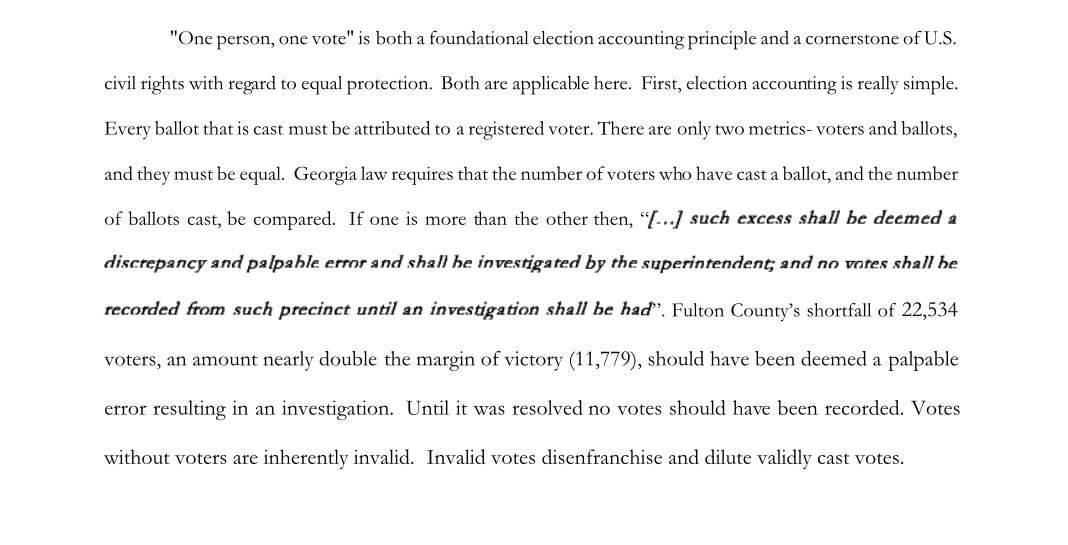realLizUSA's tweet image. “Fulton County records show 22,534 more Absentee ballots cast than voters credited with casting a ballot.”

That’s almost twice the 2020 margin alone.