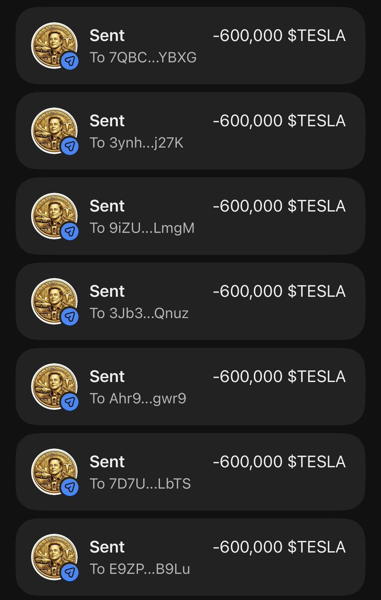 TeslaPumpx's tweet image. Every wallet gets 600,000 $TESLA 🦊

Just drop your $SOL address

Follow @TeslaPumpx &amp;amp; RT 🔄

800 First 👇⏳

#SolanaAirdrop #Solana