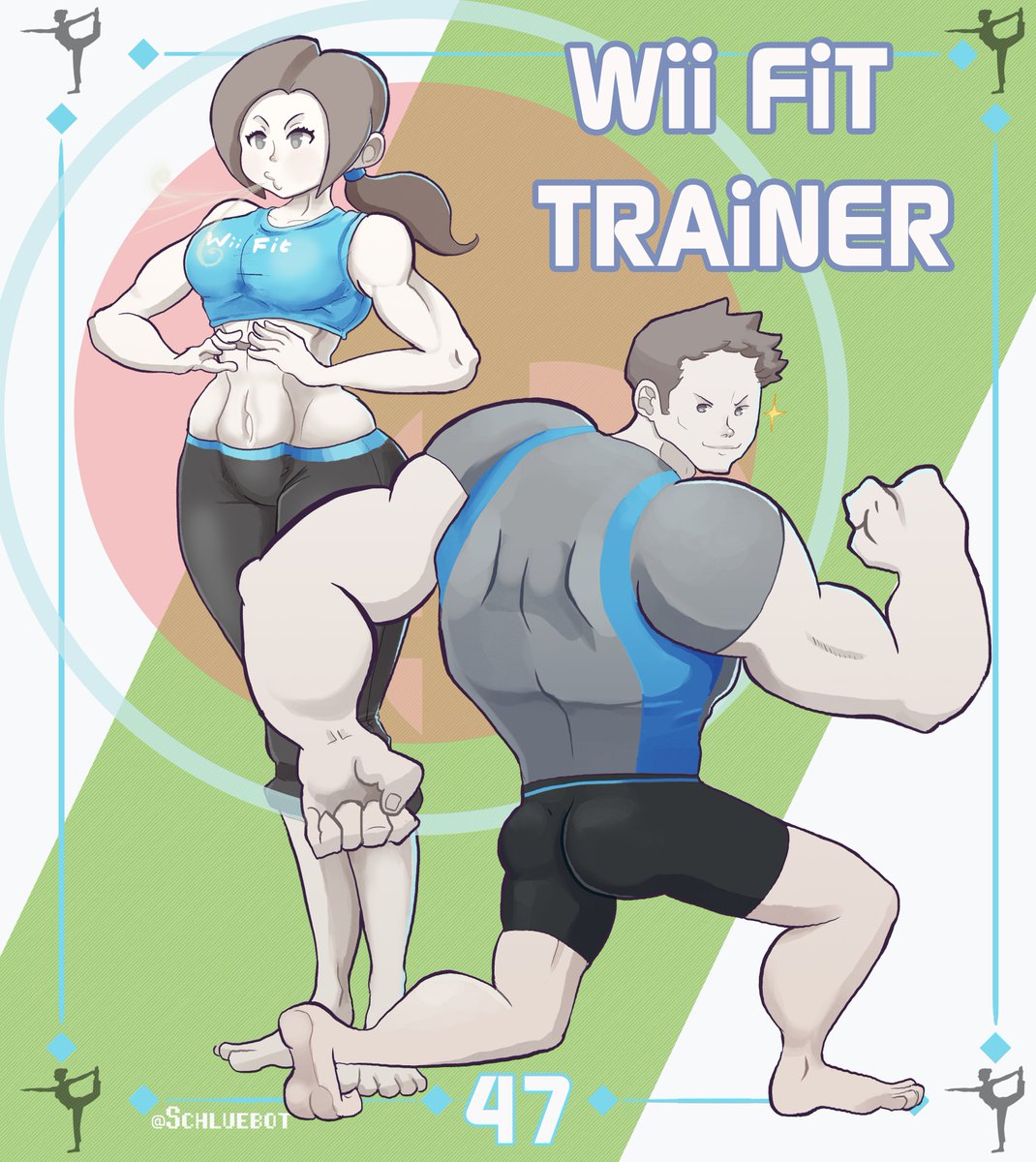 This body? All natty, no steroids, Chicken and Broccoli, and the Wii Balance Board. 😎
#SuperSmashBros