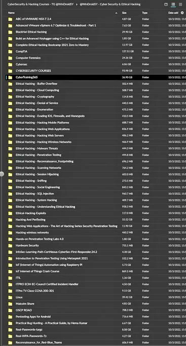 Nishan_011's tweet photo. Do You want to Learn and Earn!

I am Giving You these 650GB's of FREE Courses!

Discover the Following Courses!
- Ethical Hacking
- Cyber Security
- Cloud Computing
- IoT
and more

To get it:
1. Follow me
2. Like &amp; RT
3. Comment "DM" https://t.co/8AfyK4ftKu