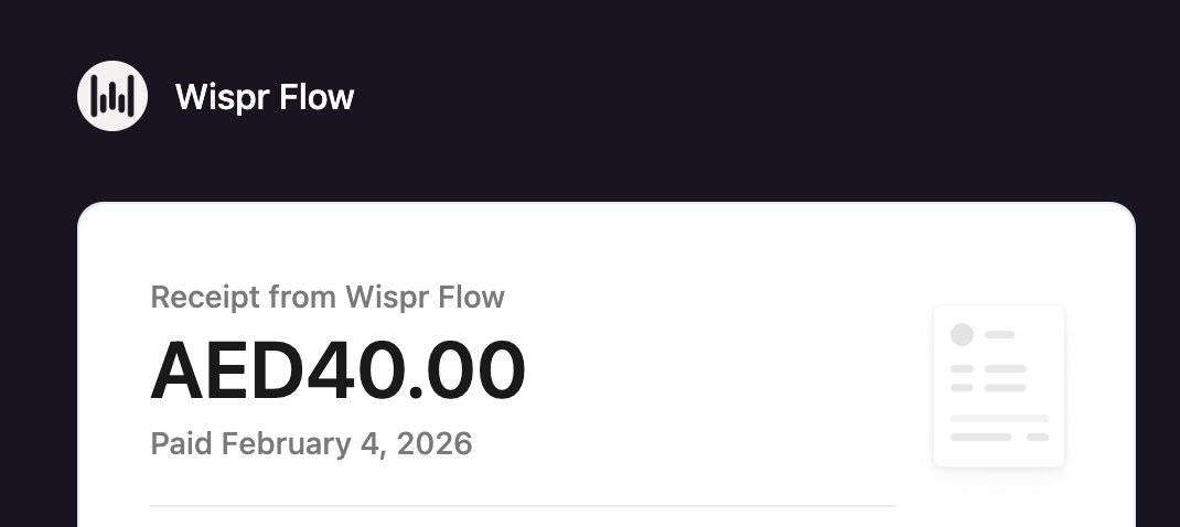 smaameri's tweet photo. Happiest I've been to subscribe to something in a while @WisprFlow https://t.co/9dkABgsqO3