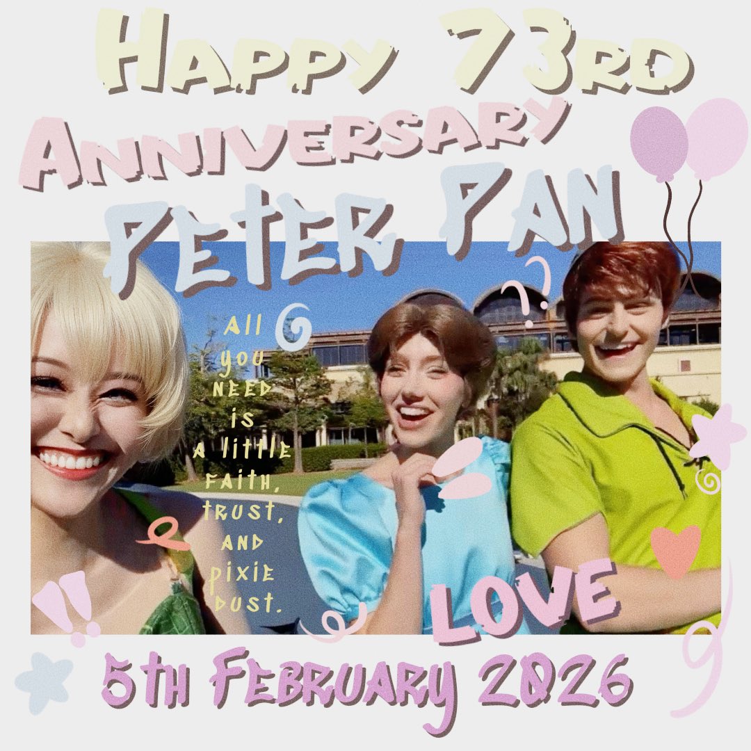 2/5は #ピーターパンスクリーンデビュー ティンカーベル🎂誕生日