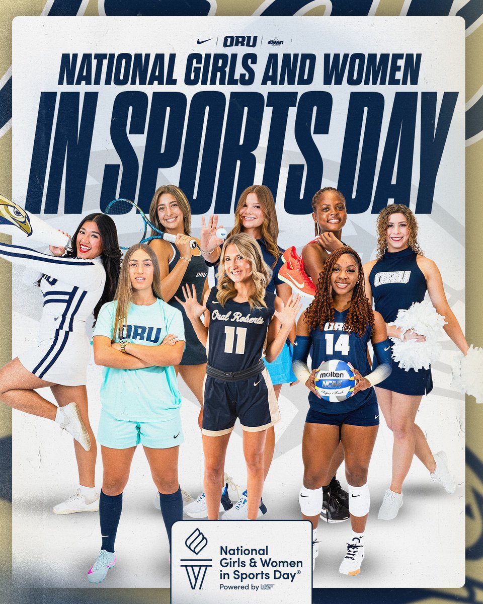 ORUAthletics's tweet image. Celebrating the power of girls and women in sports– past, present, and future. 

Happy National Girls and Women in Sports Day!

#NGWSD2026 | #GoldenStandard