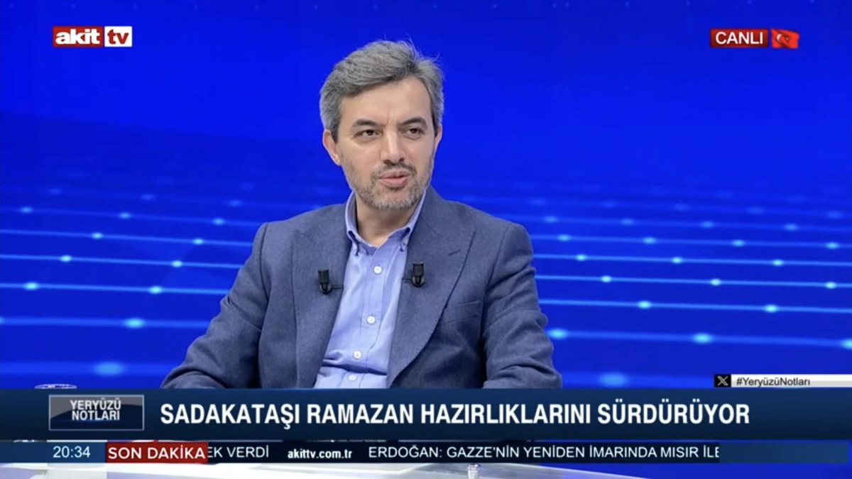 sadakatasi's tweet photo. Başkanımız Sn. @kemal_ozdal @akittv’de Yeryüzü Notları programında şuanda canlı yayında. 

Başkanımız Ramazan ve Gazze gündemli açıklamalarda bulunuyor. https://t.co/VO06PmwDzt