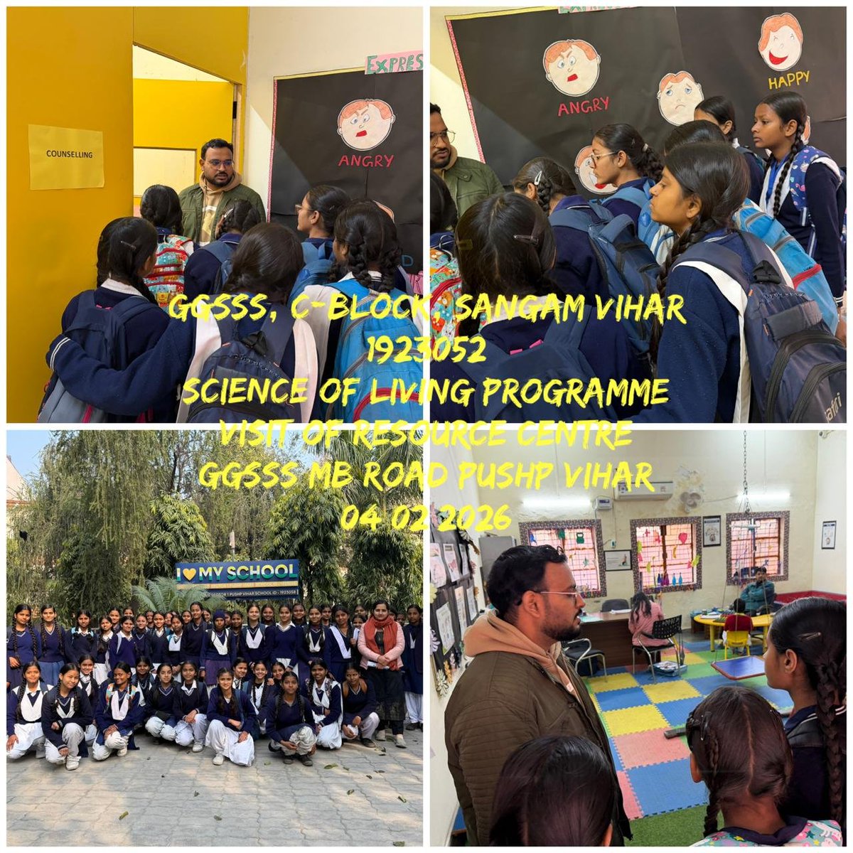GGSSS C-Block Sangam vihar tweet media