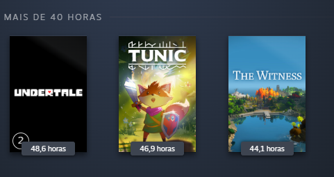 os únicos jogos q tenho em torno de 44 horas são meus 3 jogos favoritos, bizarro!