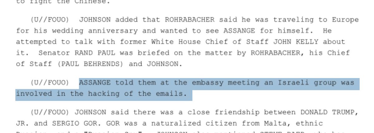 ElizabethleaVos's tweet photo. Charles Johnson is not a reliable source, I'll grant you that. And I'm not suggesting Assange said this. I don't think he'd ever give up any source.
But Johnson was in fact was in the embassy for this meeting. And he had an interesting takeaway on the source of the DNC emails.
https://t.co/3W1Ne5FpAr
https://t.co/SIc93SRtgm