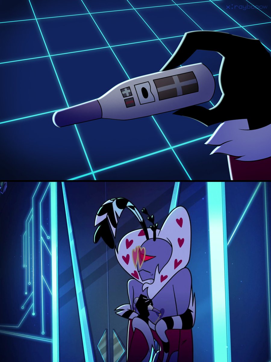 uhehe.. mhehrhe... uhm... you're welcome

#voxval #staticmoth #hazbinhotel