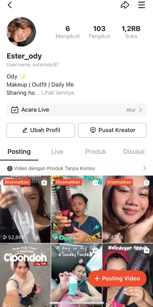 gwhencana's tweet photo. Konten aku selalu mirroring dan kadang fyp setelah 2-3 bulan after upload jadi wees bersabar ajaa. Upload tiap hari take konten setiap hari, jgn bolong konsisten adalah kunci. https://t.co/OE6tHa7ppm