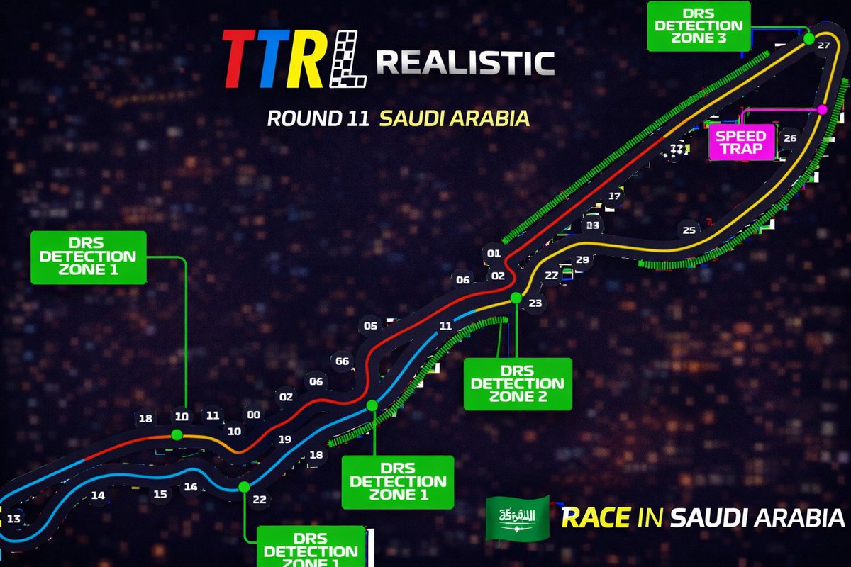 TTRLF1Racing's tweet photo. 🏁 TTRL REALISTIC – RACE DAY! 🏎️

It’s time for the Realistic Tier to hit the track tonight 💥
Precision, strategy, and endurance—who comes out on top? 👀

📺 Watch live: https://t.co/znRrPTWfwj https://t.co/Ry78vKHQO6