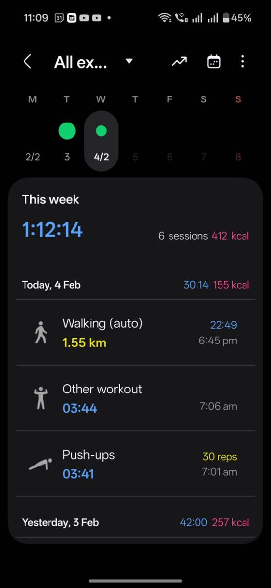 Day 54 / #90DaysOfGrind 🚀

today's log:

> 🏋️ Workout ✅

> 💻 DSA ✅
   - Recursion
   - Solved a problem

> 👨‍💻 Dev✅ - JavaScript revisit
   - String and Date

> 📚 Book read ❌