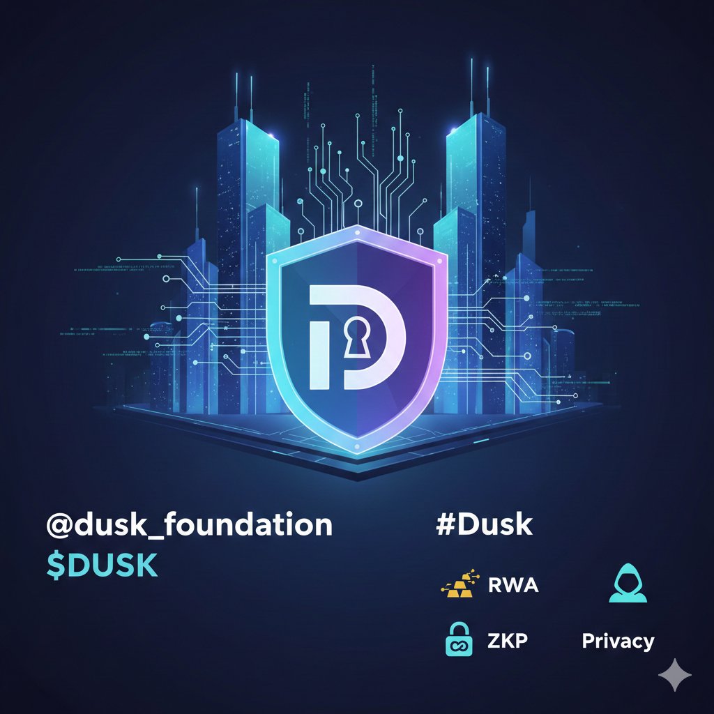 The future of finance is private and compliant! 🔒
@duskfoundation is leading the RWA revolution by bringing institutional-grade privacy to the blockchain. Secure, scalable, and built for the real world. 🚀
Check out $DUSK to see the power of ZKP!
#Dusk $DUSK #RWA #ZKP