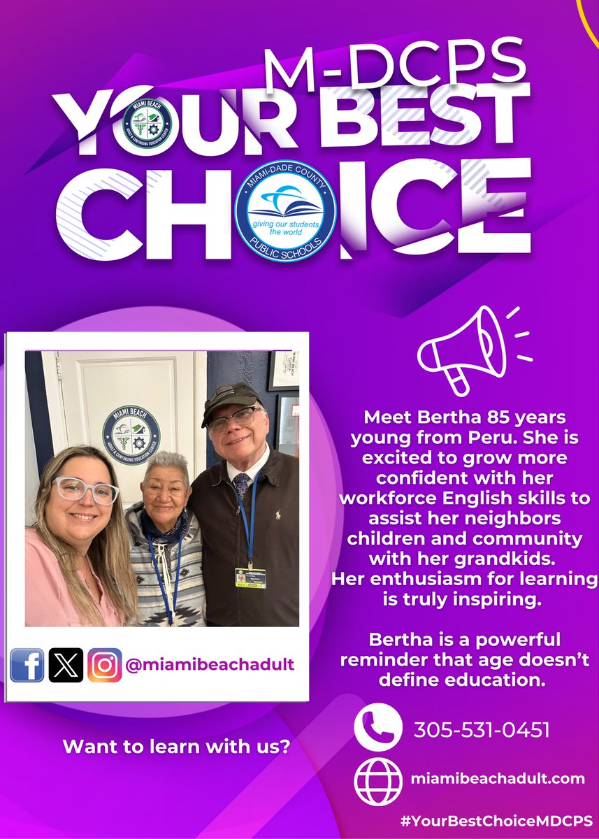 Miami Beach Adult & Continuing Education tweet media