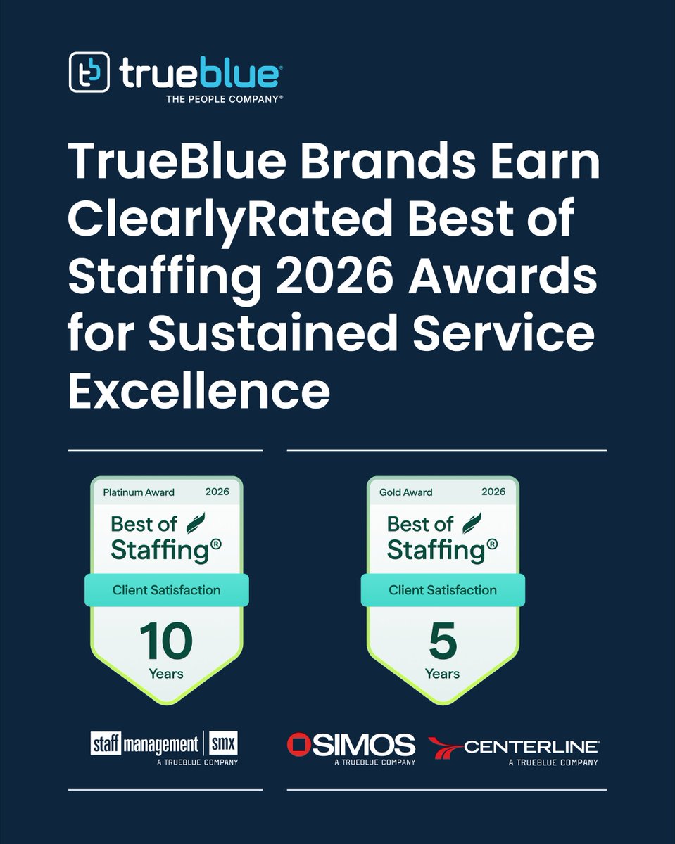 TrueBlue Inc. tweet media