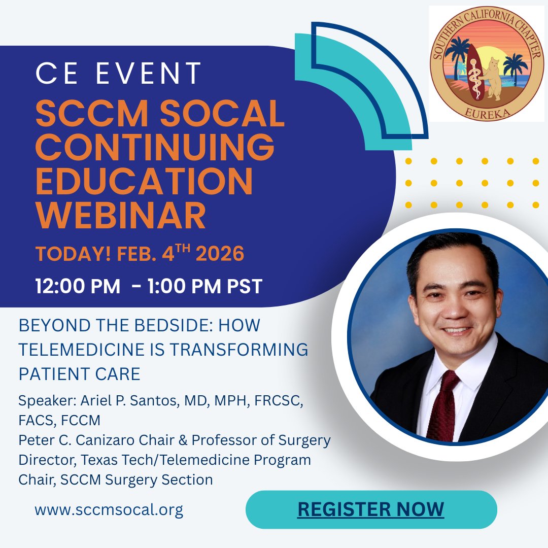 SCCM SoCal Chapter tweet media