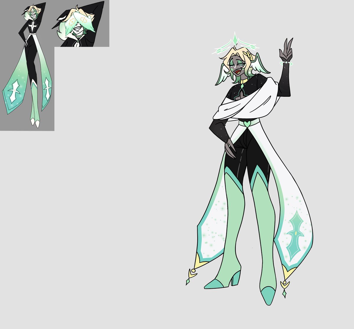 FizzyPop_0's tweet photo. 🫵Say hello to my redesign of my Gabriel Morningstar or ELSE

#HazbinHotel #GabrielMorningstar https://t.co/7bknJjZ0pR