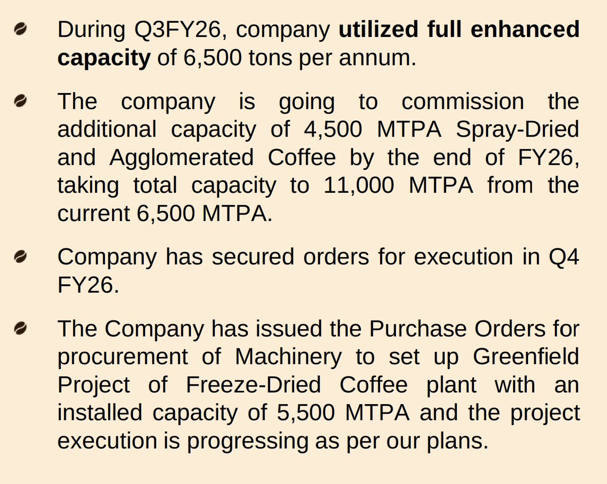Research2Wealth's tweet photo. Key growth trigger: Capacity expansion from 6,500 MTPA to 11,000 MTPA by end of FY26.👌 https://t.co/zKzj4mq0ye