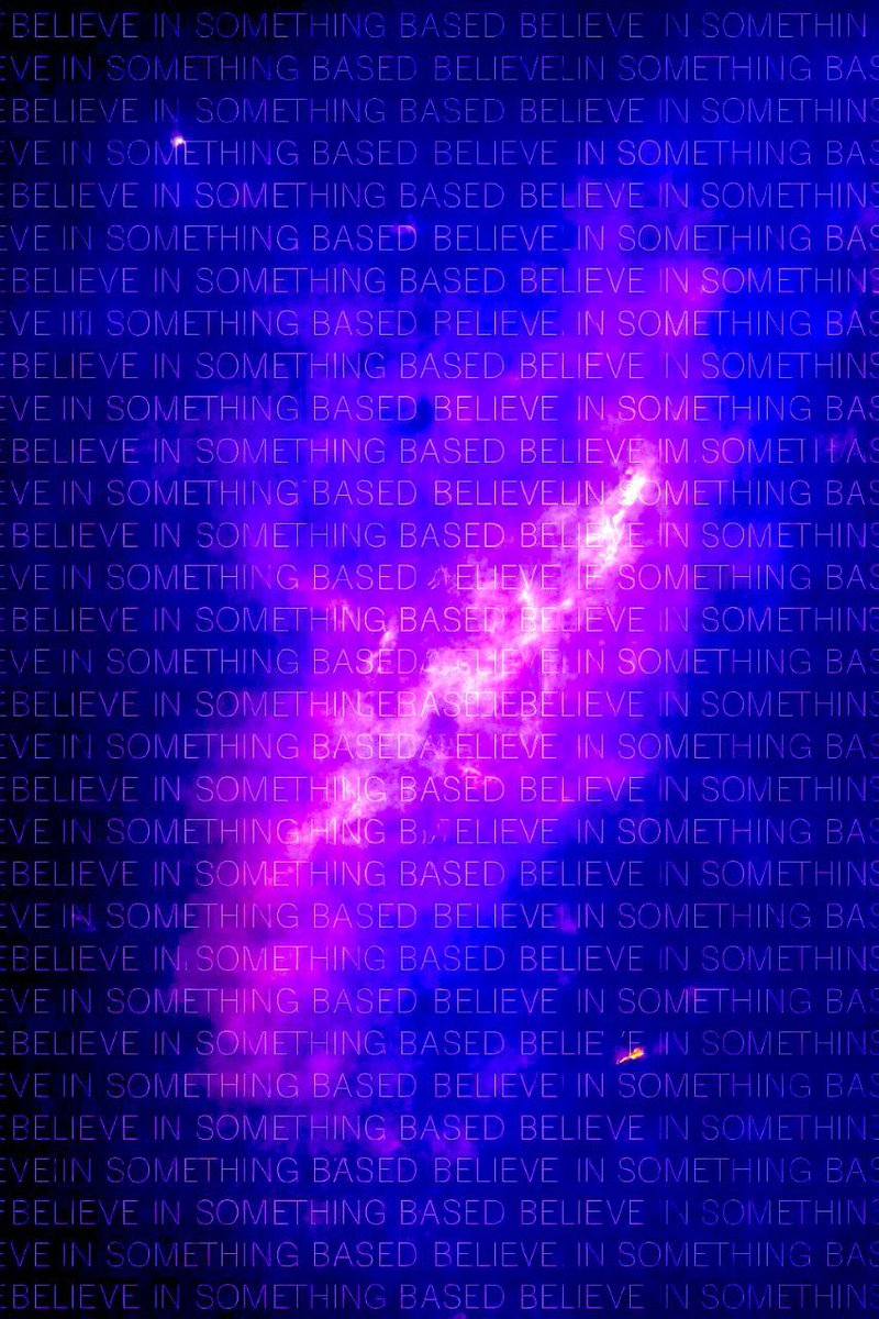 basedspx1's tweet image. Believe in something based