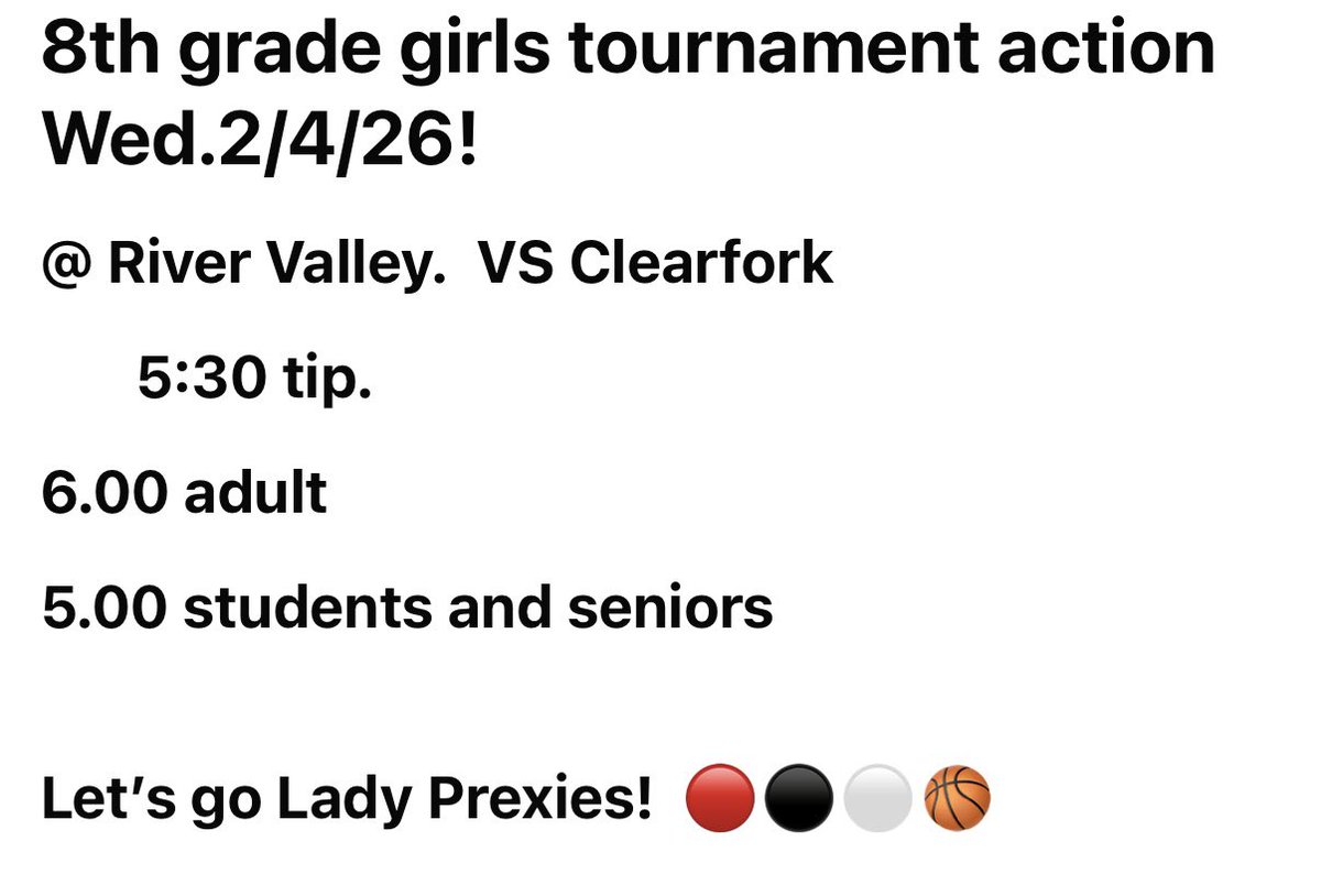 Grant Middle School Athletics tweet media