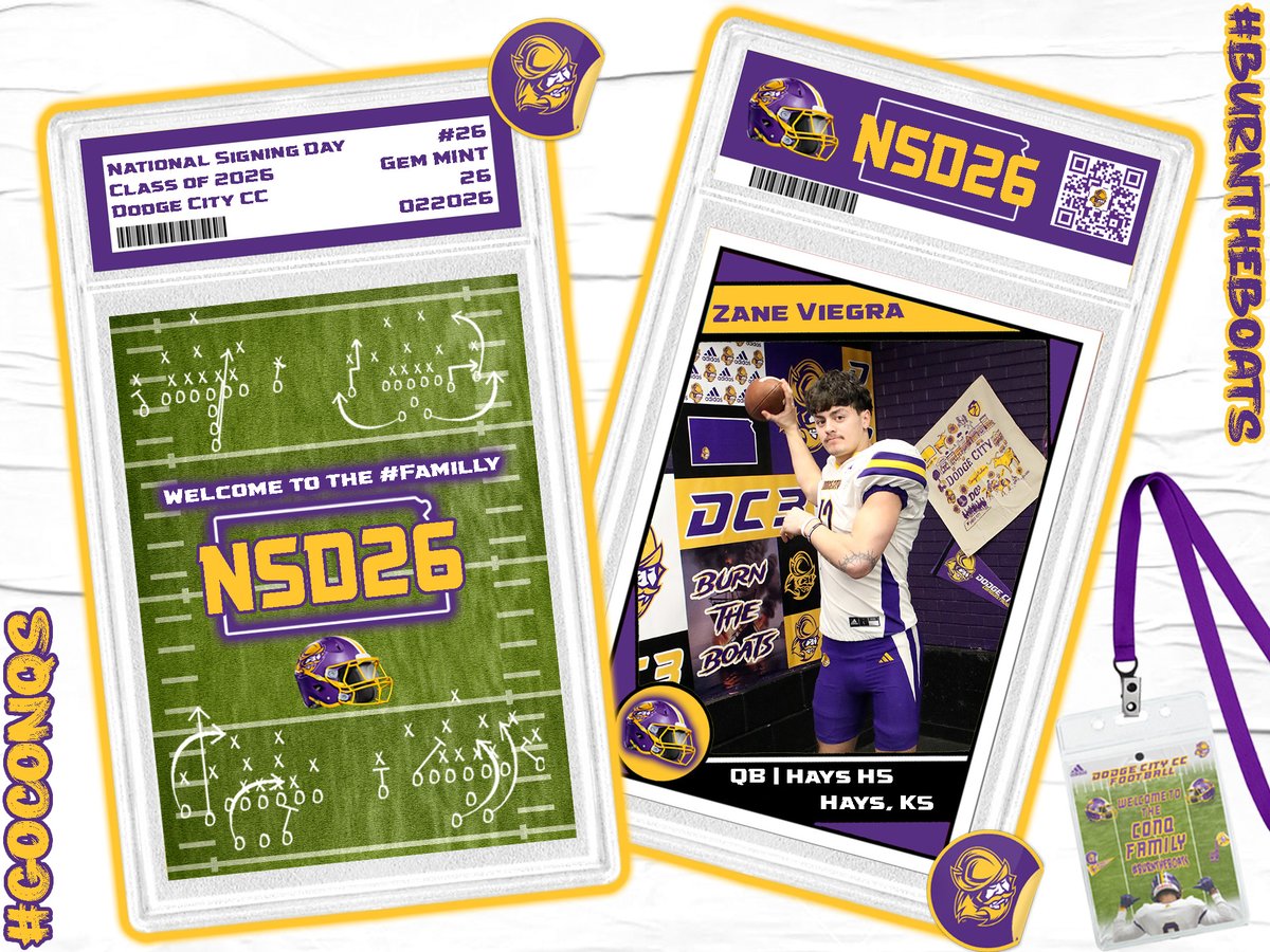GoConqs's tweet photo. 🏈Football | #GoConqs

✅Signed....Zane Viegra (@ZViegra)- Quarterback - Welcome to the CONQ #FAMILLY

#BurnTheBoats #NSD26 @GoConqsFB https://t.co/eO5bIOF4Gu