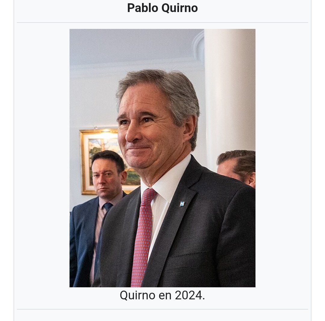elinformadorpty's tweet photo. @limyueng Ni es cumbre ni es clave, ya EEUU decidió lo que hará. Todos van a tomar nota de lo que tiene que hacer. El señor Pablo Quirno, hoy canciller de Argentina, siempre trabajó para J.P. Morgan, solo está en el puesto para garantizar los negocios de esa firma. Es un Toro más. https://t.co/Ch7Xmg3d5o